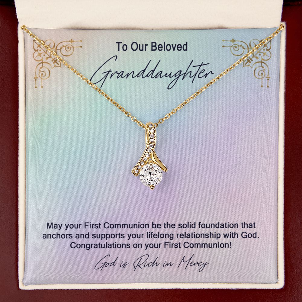 Granddaughter First Communion Gift | Confirmation Gift Present for Granddaughter | Holy Confirmation Gift Girl Present From Grandparents