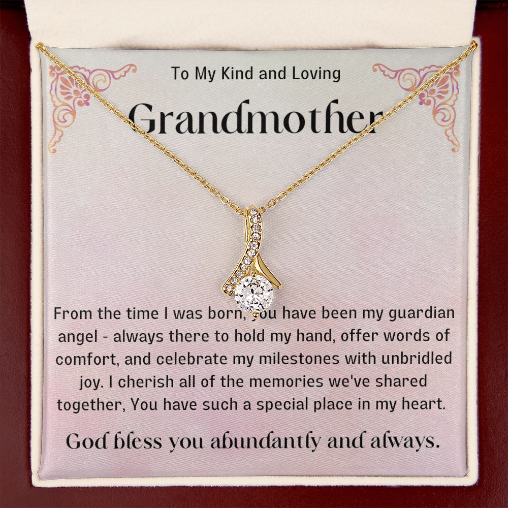 Grandmother Necklace from Granddaughter | Precious Nana Jewerly, Nana Necklace, Best Grandma Jewelry Gift for Nana, Linking You and Nana