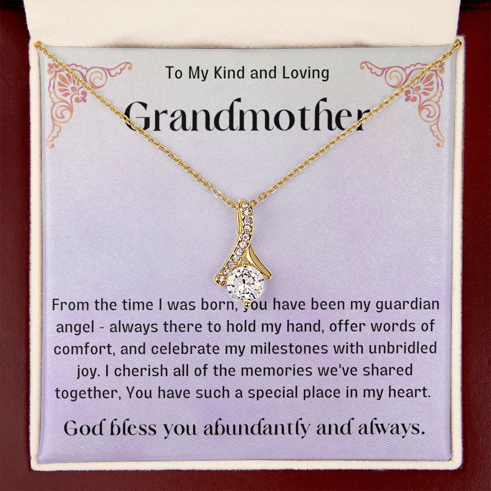 Grandmother Necklace from Granddaughter | Precious Nana Jewerly, Nana Necklace, Best Grandma Jewelry Gift for Nana, Linking You and Nana