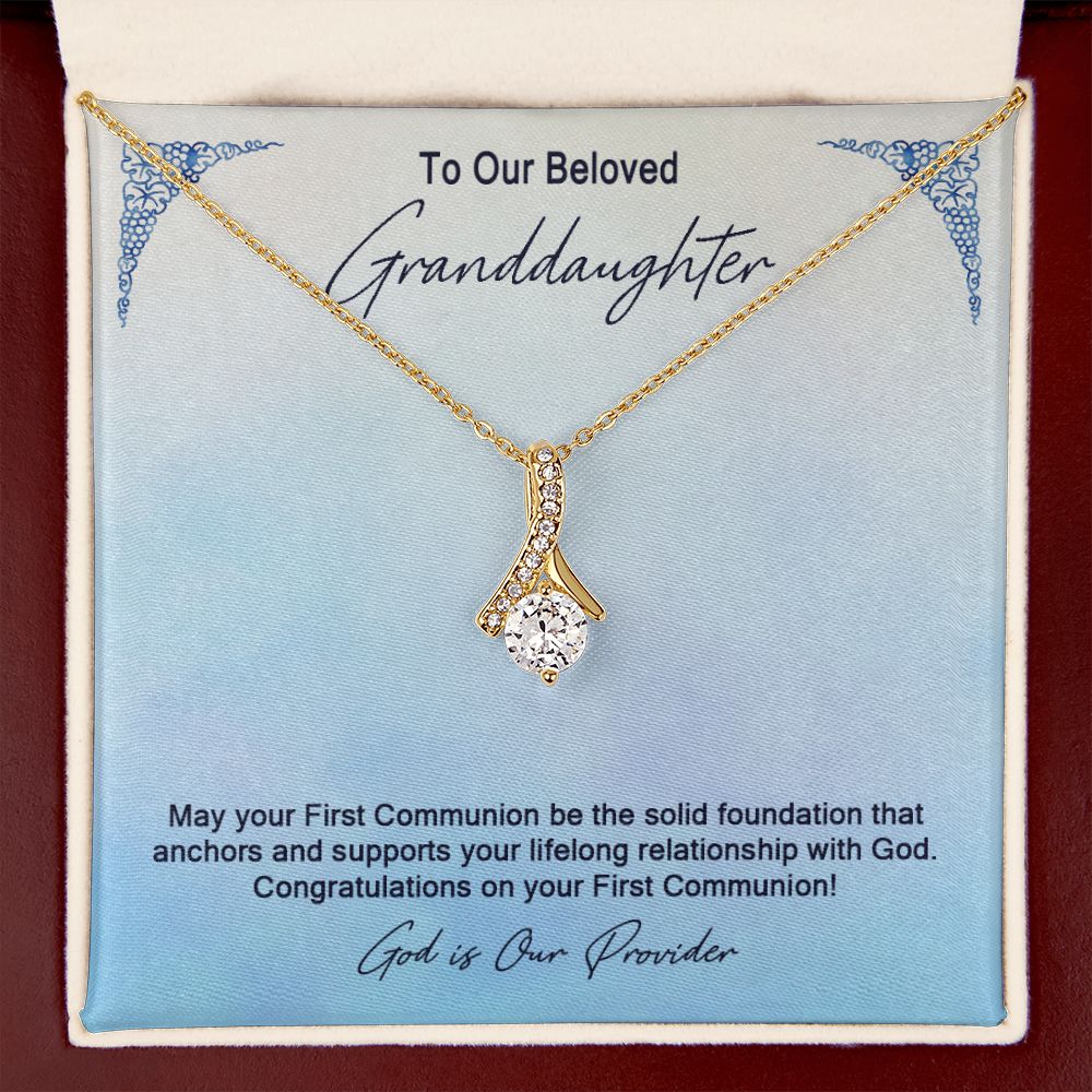 Granddaughter First Communion Gift | Christening Gift Present for Granddaughter | Baptism Gift Girl Present From Grandparents