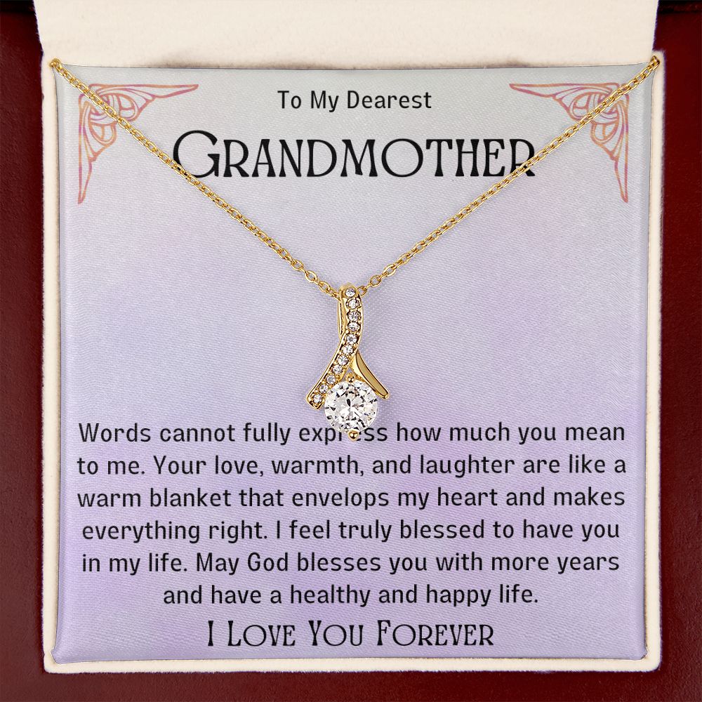 Grandmother Necklace from Granddaughter | Precious Nana Jewerly, Nana Necklace, Best Grandma Jewelry Gift for Nana, Linking You and Nana