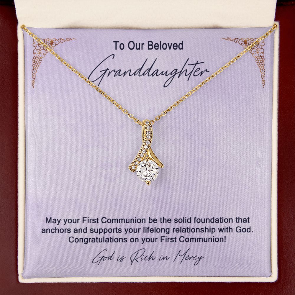 Granddaughter First Communion Gift | Confirmation Gift Present for Granddaughter | Holy Confirmation Gift Girl Present From Grandparents