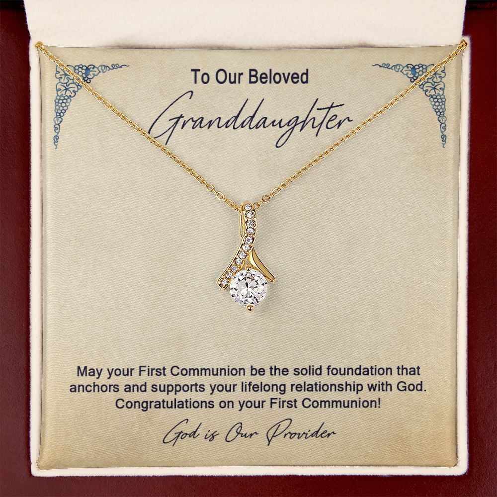 Granddaughter First Communion Gift | Christening Gift Present for Granddaughter | Baptism Gift Girl Present From Grandparents