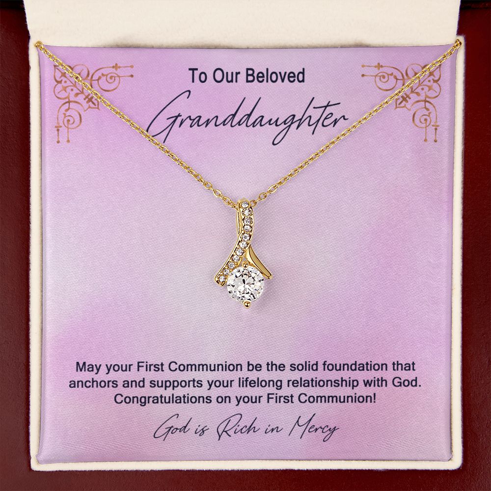 Granddaughter First Communion Gift | Confirmation Gift Present for Granddaughter | Holy Confirmation Gift Girl Present From Grandparents