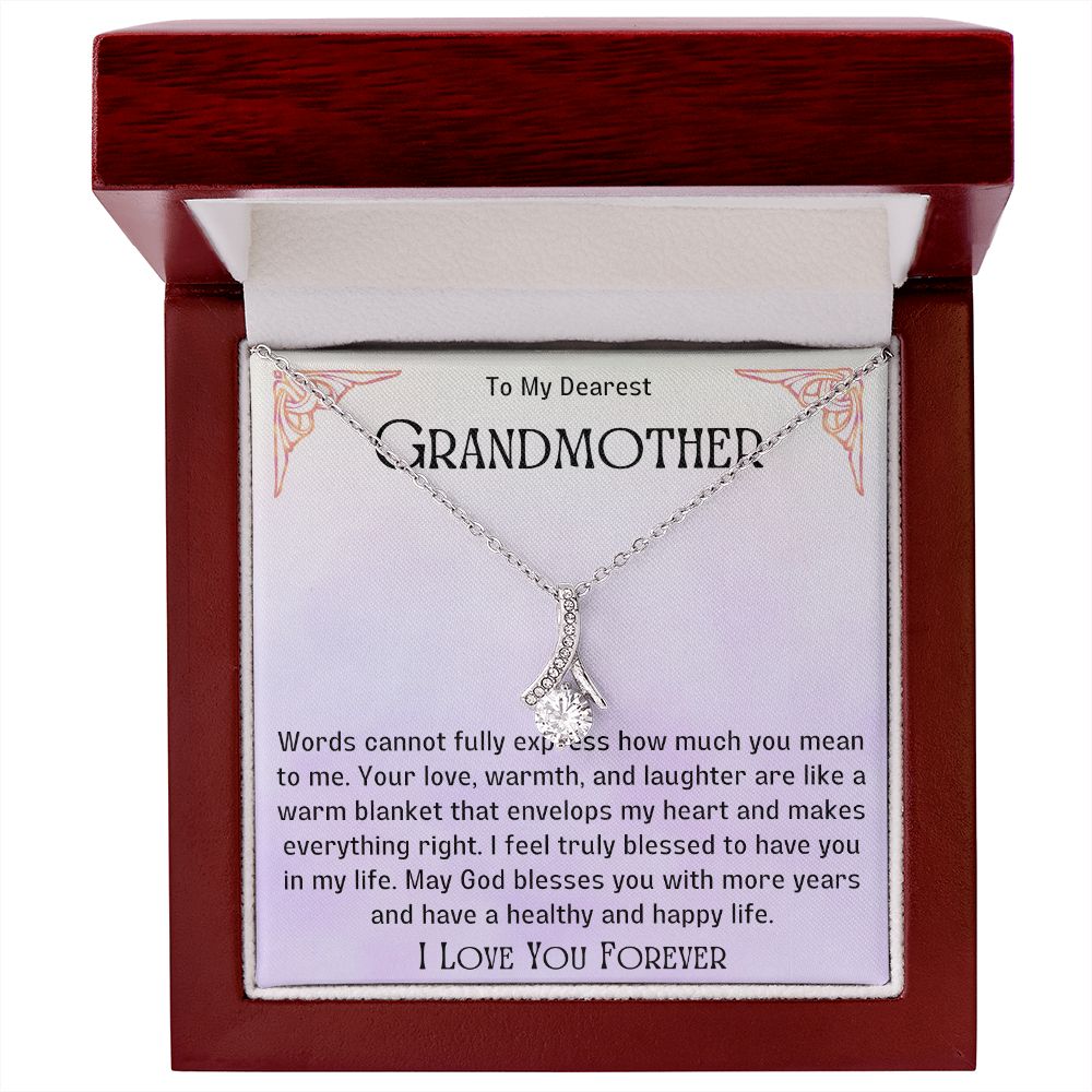 Grandmother Necklace from Granddaughter | Precious Nana Jewerly, Nana Necklace, Best Grandma Jewelry Gift for Nana, Linking You and Nana