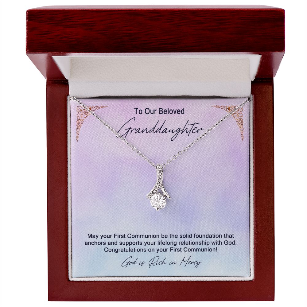 Granddaughter First Communion Gift | Confirmation Gift Present for Granddaughter | Holy Confirmation Gift Girl Present From Grandparents