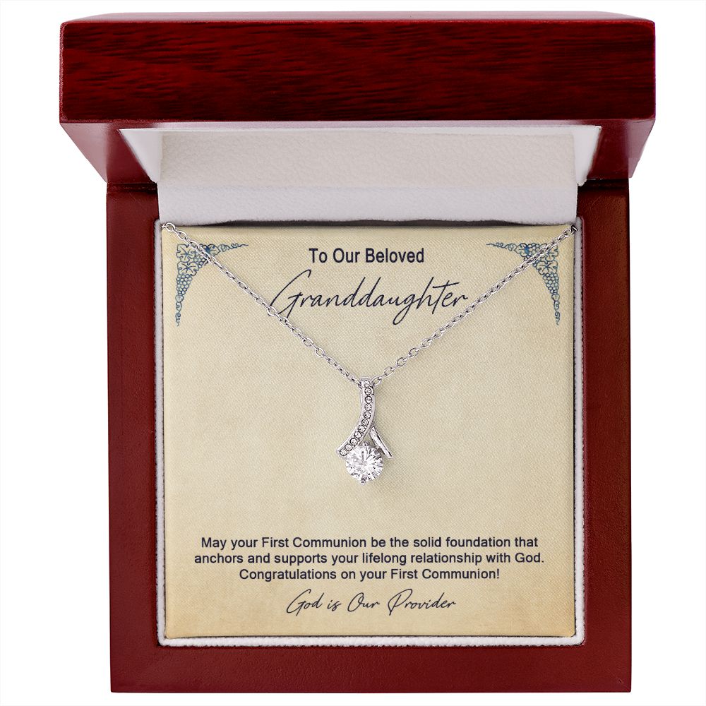Granddaughter First Communion Gift | Christening Gift Present for Granddaughter | Baptism Gift Girl Present From Grandparents