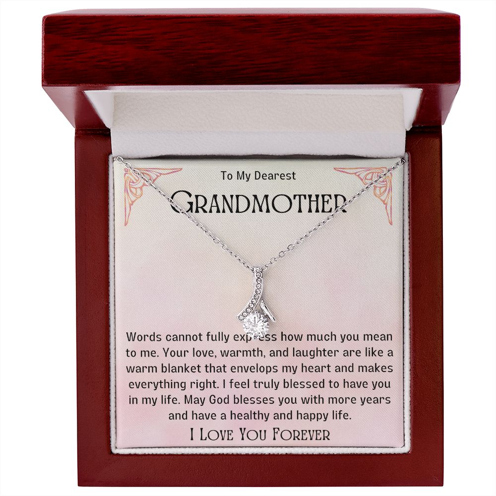 Grandmother Necklace from Granddaughter | Precious Nana Jewerly, Nana Necklace, Best Grandma Jewelry Gift for Nana, Linking You and Nana