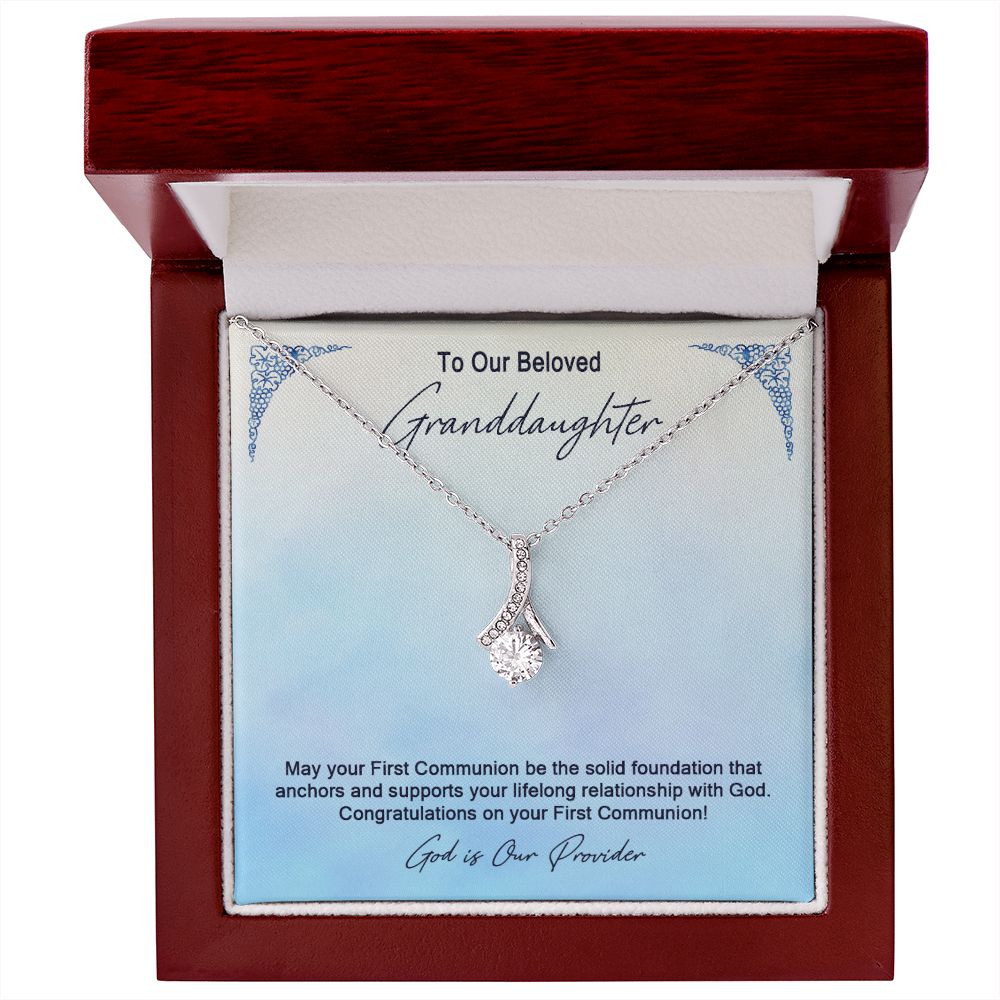Granddaughter First Communion Gift | Christening Gift Present for Granddaughter | Baptism Gift Girl Present From Grandparents