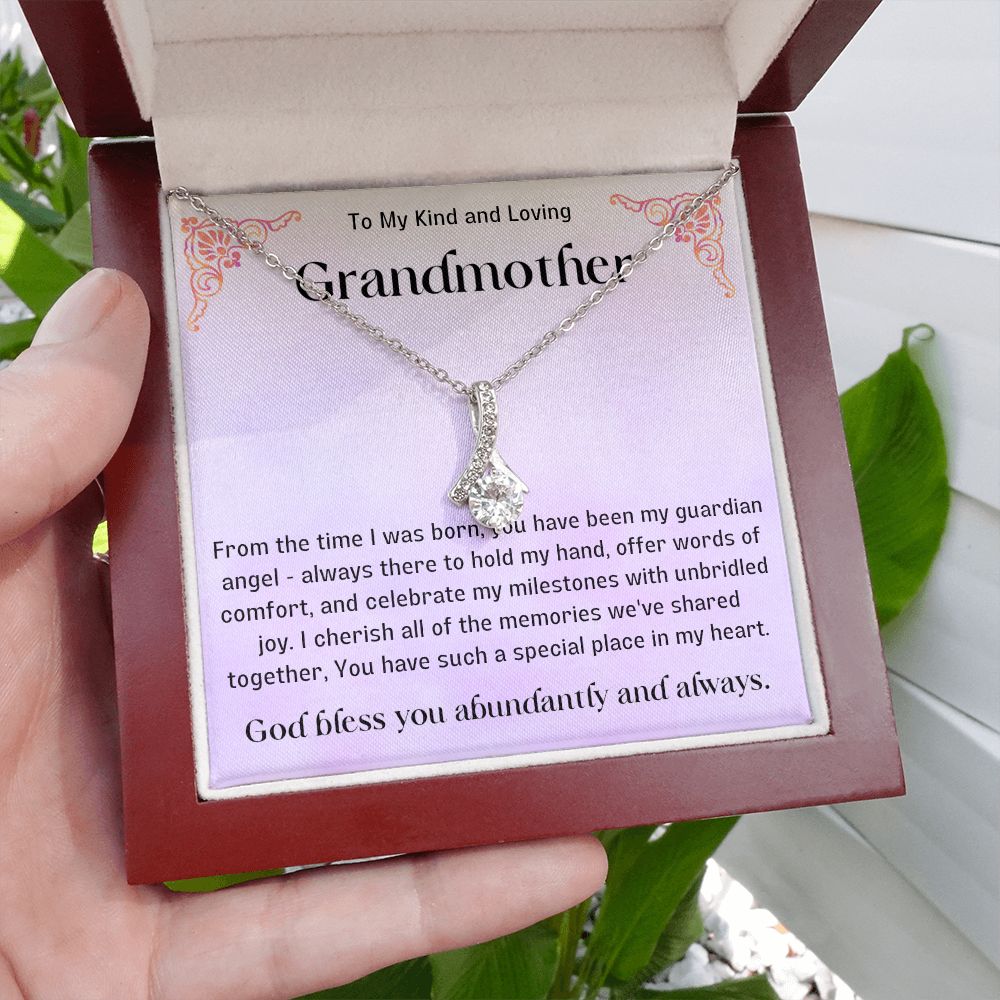 Grandmother Necklace from Granddaughter | Precious Nana Jewerly, Nana Necklace, Best Grandma Jewelry Gift for Nana, Linking You and Nana