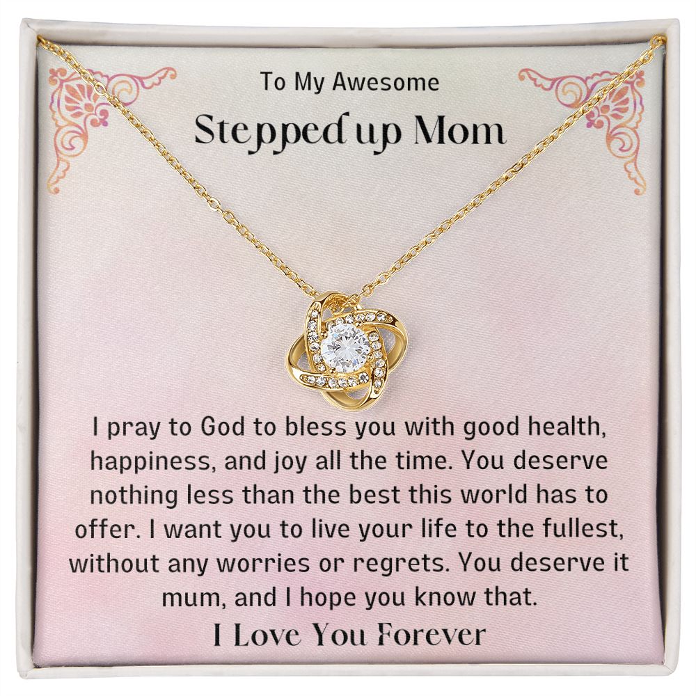 Stepped Up Mom Knot Necklace 3