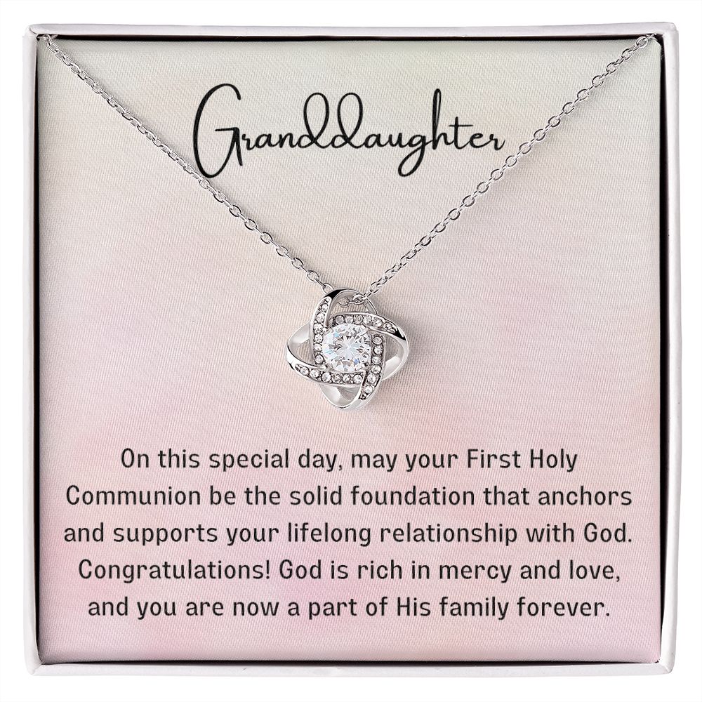 Granddaughter First Communion Gift | Confirmation Gift Present for Granddaughter | Holy Confirmation Gift Girl Present From Grandparents