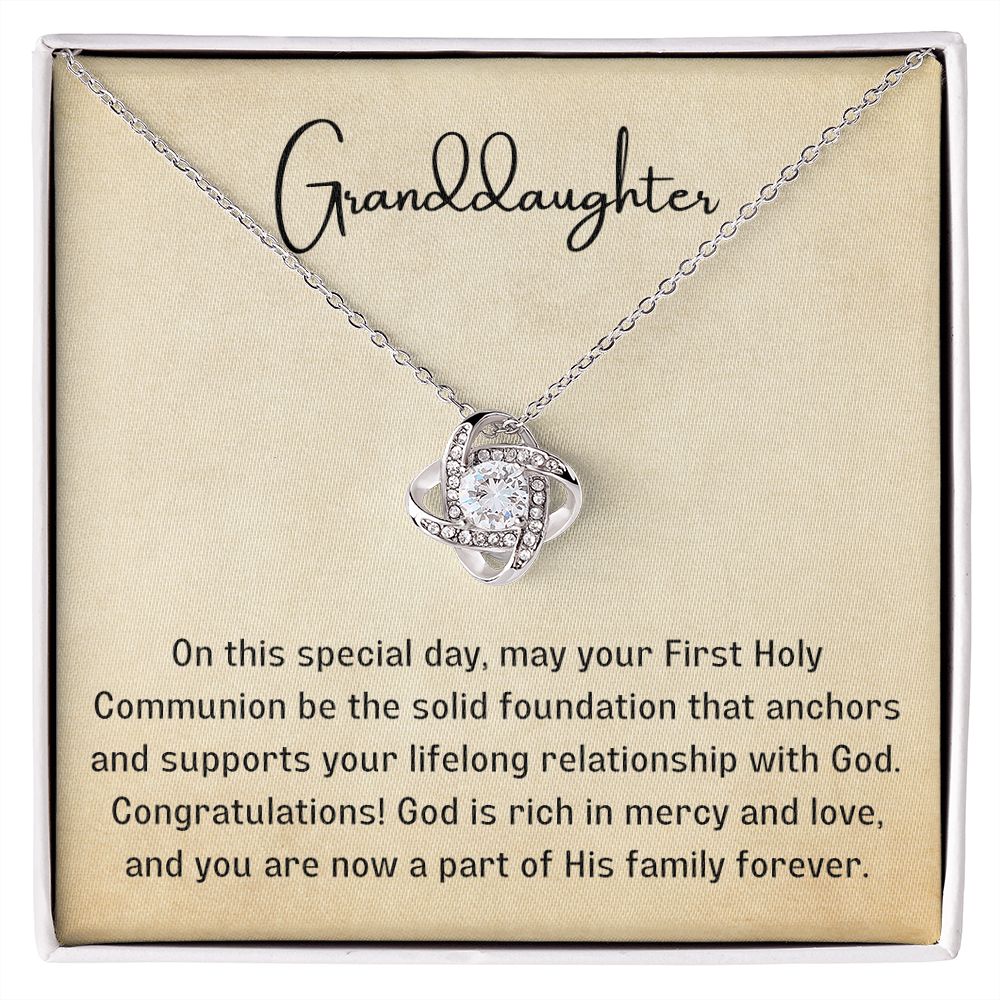 Granddaughter First Communion Gift | Confirmation Gift Present for Granddaughter | Holy Confirmation Gift Girl Present From Grandparents