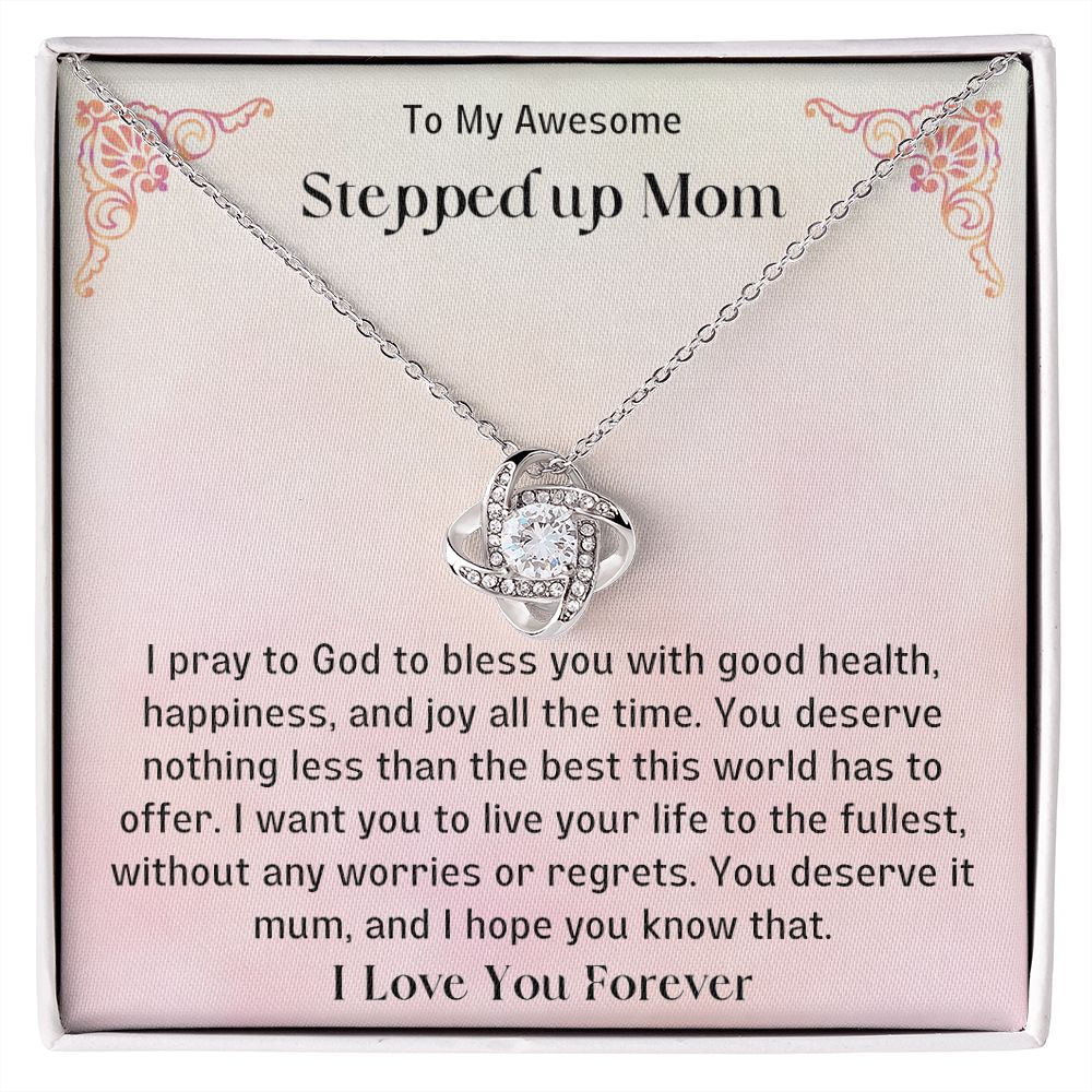 Stepped Up Mom Knot Necklace 3