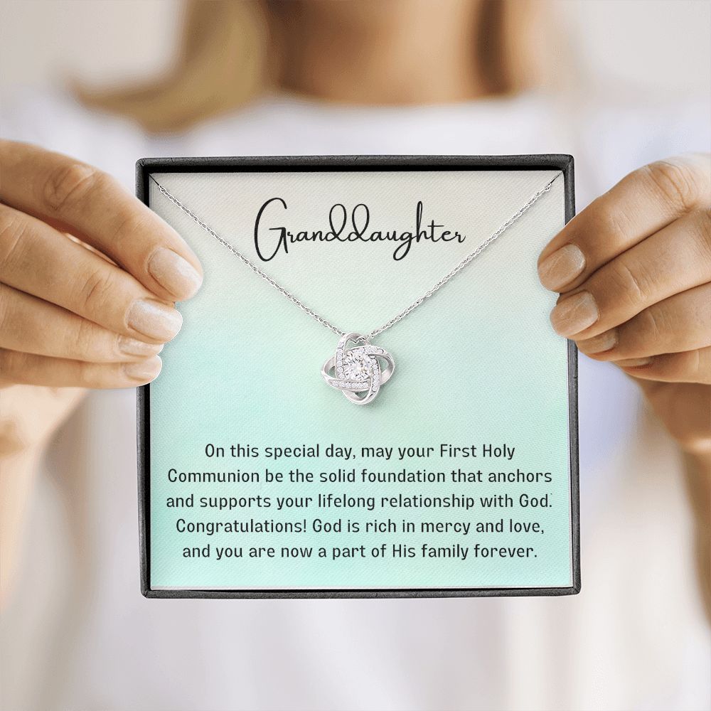 Granddaughter First Communion Gift | Confirmation Gift Present for Granddaughter | Holy Confirmation Gift Girl Present From Grandparents