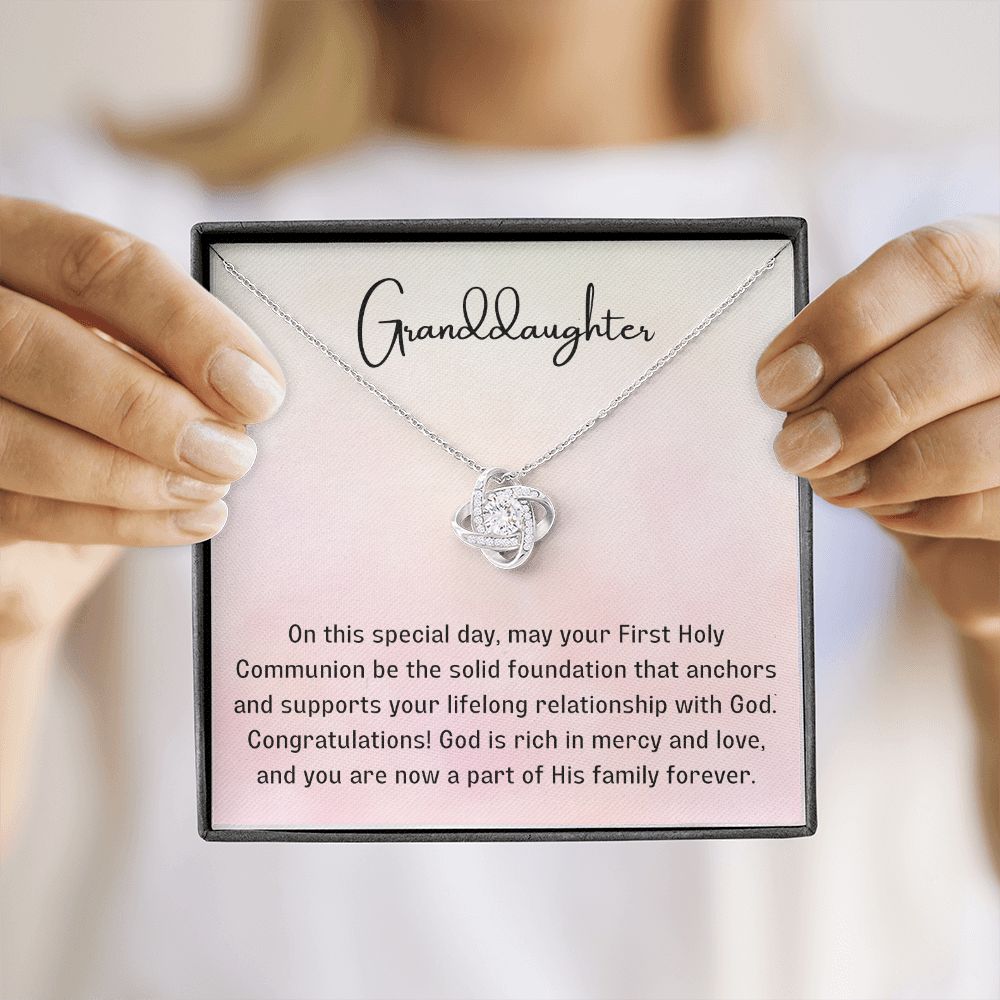 Granddaughter First Communion Gift | Confirmation Gift Present for Granddaughter | Holy Confirmation Gift Girl Present From Grandparents