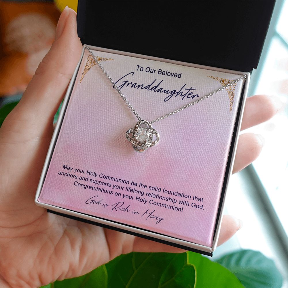Granddaughter First Communion Gift | Christening Gift Present for Granddaughter | Baptism Gift Girl Present From Grandparents