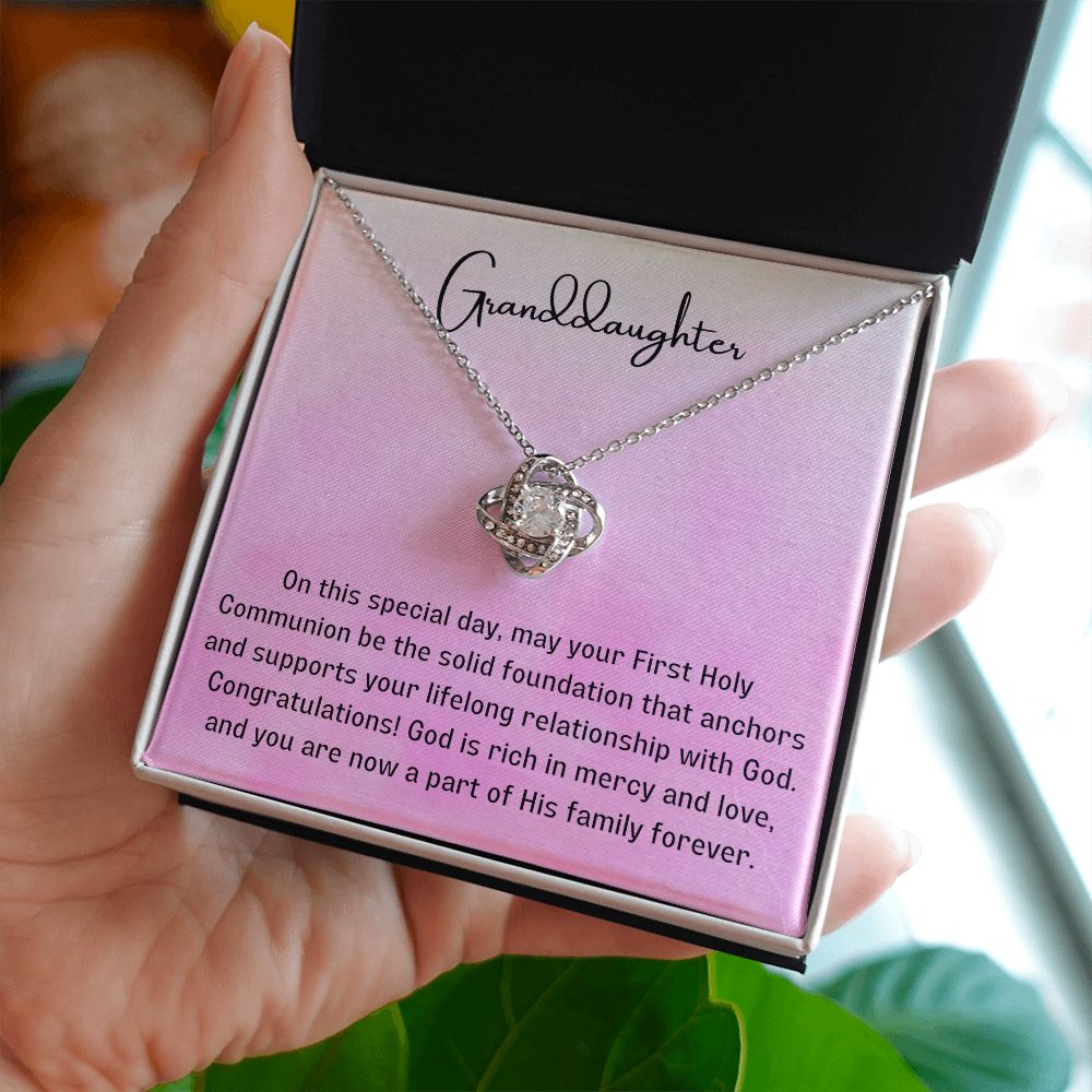 Granddaughter First Communion Gift | Confirmation Gift Present for Granddaughter | Holy Confirmation Gift Girl Present From Grandparents