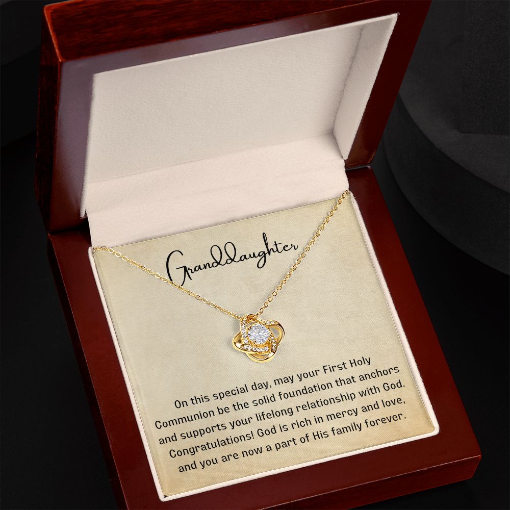 Granddaughter First Communion Gift | Confirmation Gift Present for Granddaughter | Holy Confirmation Gift Girl Present From Grandparents