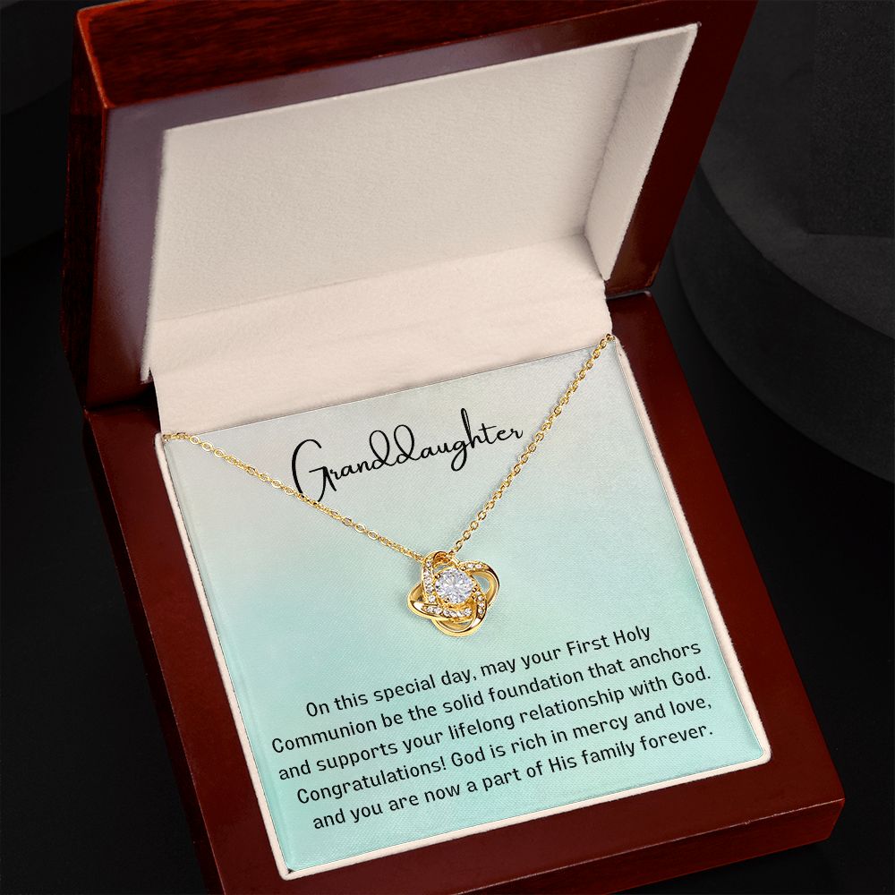 Granddaughter First Communion Gift | Confirmation Gift Present for Granddaughter | Holy Confirmation Gift Girl Present From Grandparents