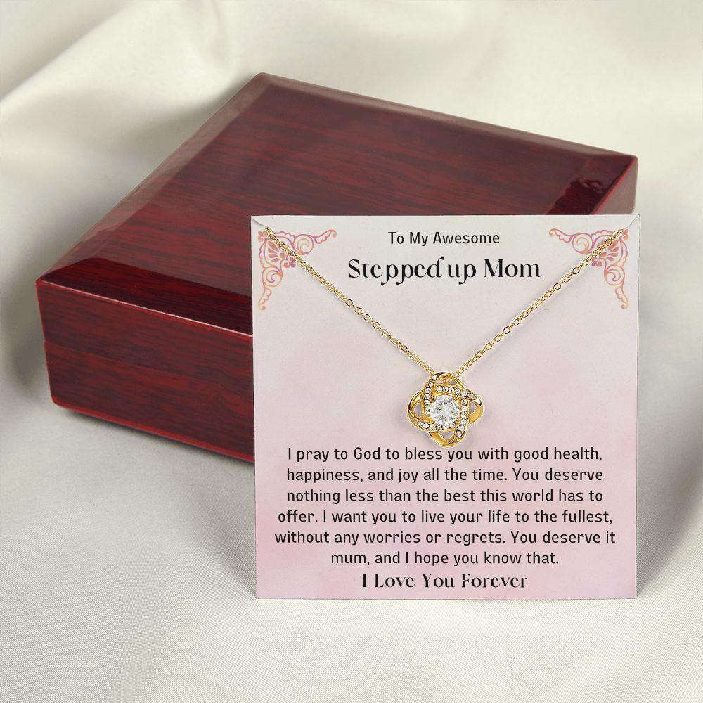 Stepped Up Mom Knot Necklace 3