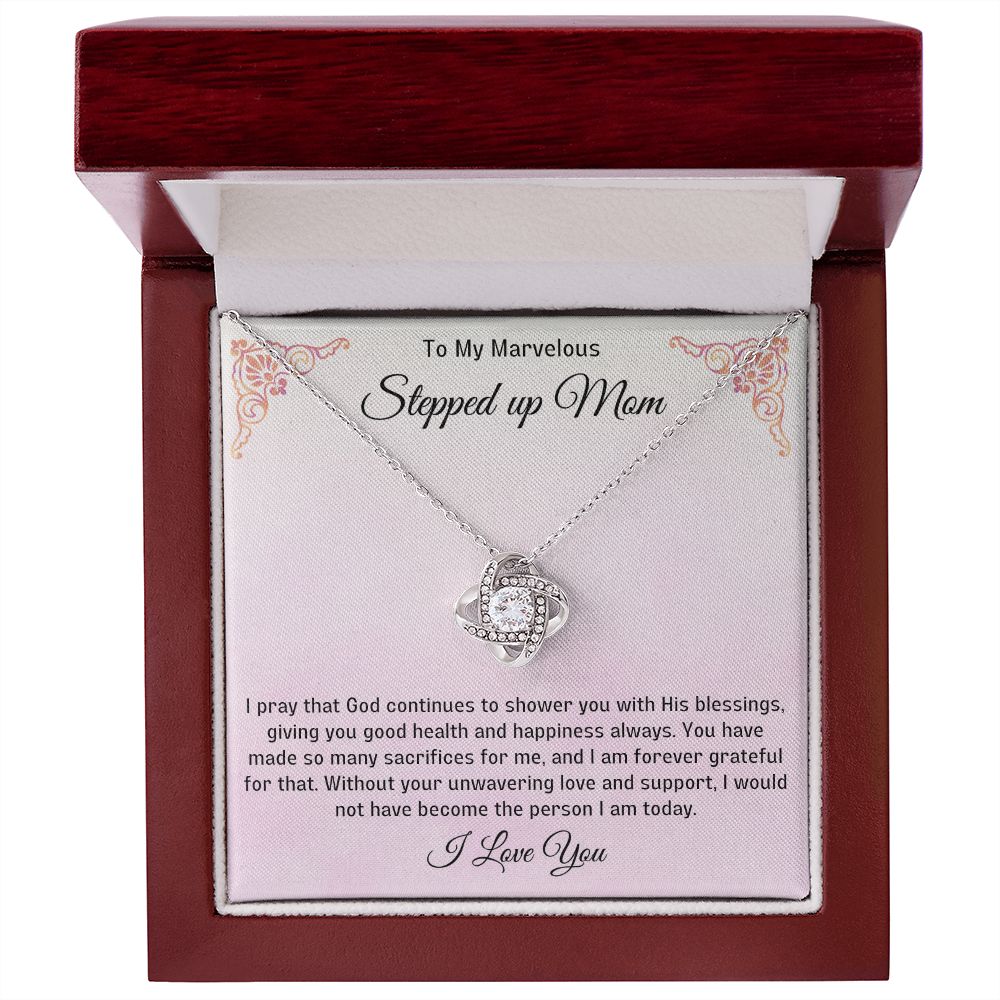 Stepped Up Mom Knot Necklace 5