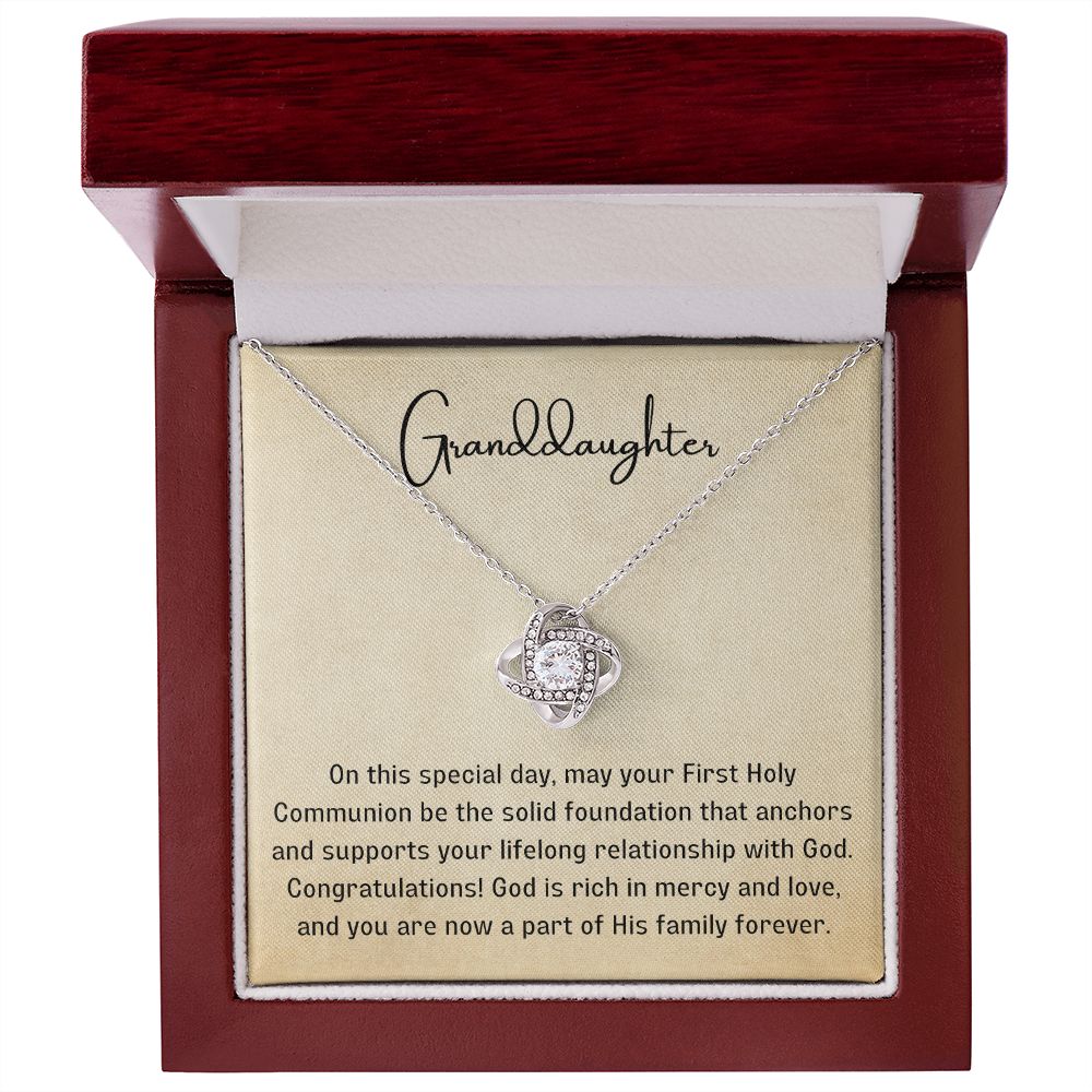 Granddaughter First Communion Gift | Confirmation Gift Present for Granddaughter | Holy Confirmation Gift Girl Present From Grandparents