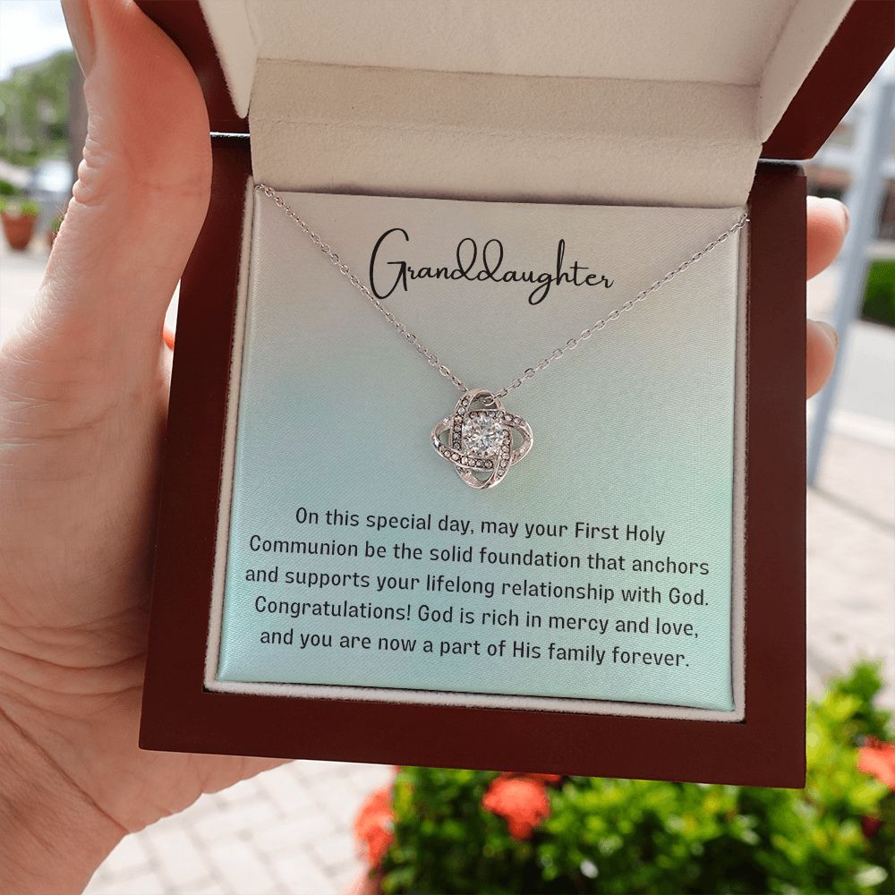 Granddaughter First Communion Gift | Confirmation Gift Present for Granddaughter | Holy Confirmation Gift Girl Present From Grandparents