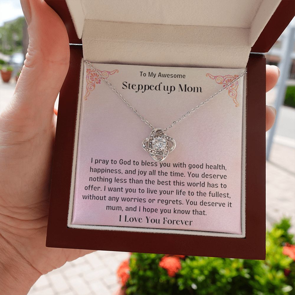 Stepped Up Mom Knot Necklace 3