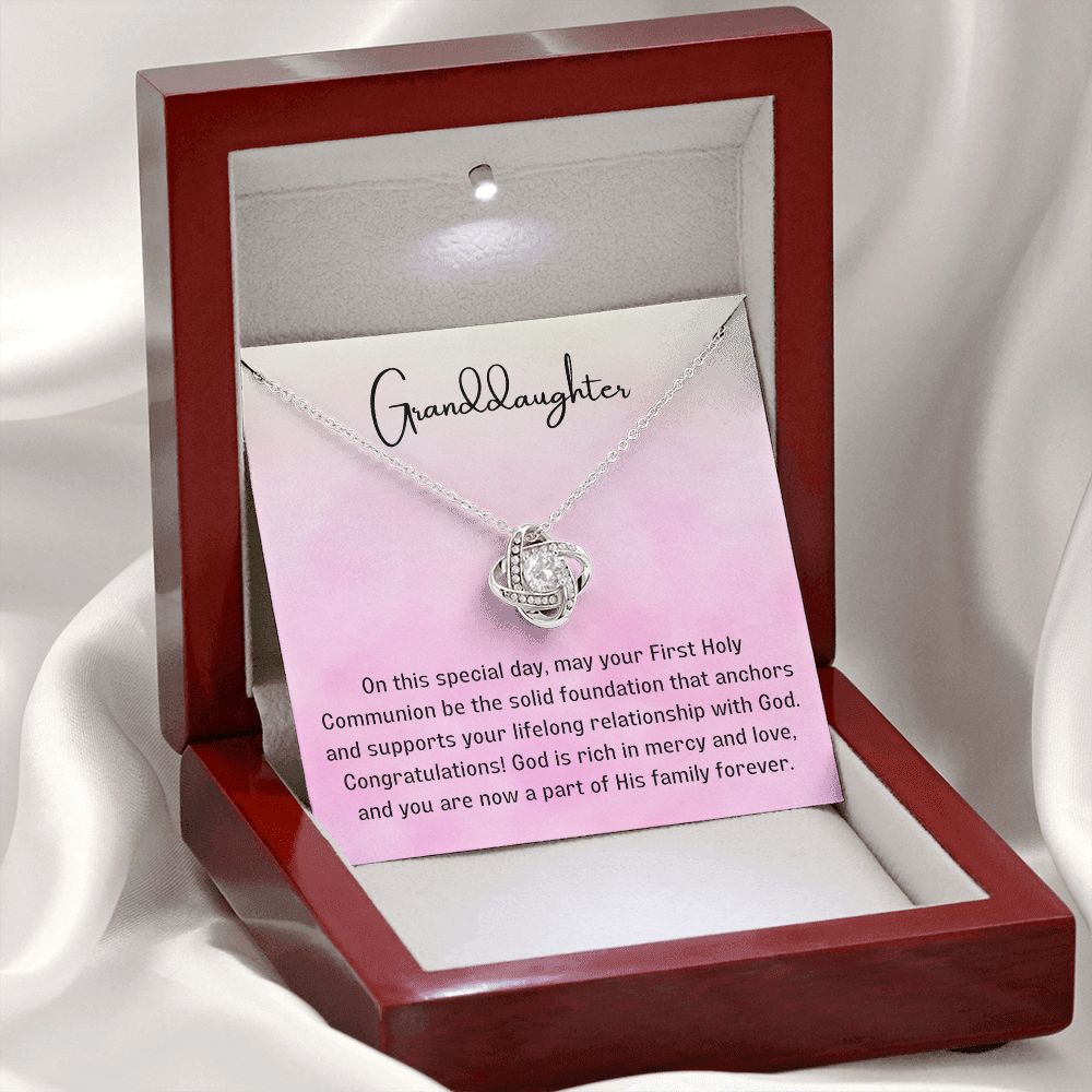 Granddaughter First Communion Gift | Confirmation Gift Present for Granddaughter | Holy Confirmation Gift Girl Present From Grandparents