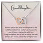 Baptism Gift Girl Present From Grandparents | Granddaughter Christening Gift | Christening Gift Present for Granddaughter