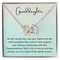 Baptism Gift Girl Present From Grandparents | Granddaughter Christening Gift | Christening Gift Present for Granddaughter