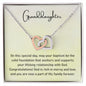 Baptism Gift Girl Present From Grandparents | Granddaughter Christening Gift | Christening Gift Present for Granddaughter