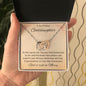 1st Communion Gifts for Goddaughter, Christening, Baptism, Confirmation, Girl Necklace & Best Wishes in Gift Box from Godmother