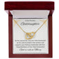 1st Communion Gifts for Goddaughter, Christening, Baptism, Confirmation, Girl Necklace & Best Wishes in Gift Box from Godmother