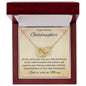 1st Communion Gifts for Goddaughter, Christening, Baptism, Confirmation, Girl Necklace & Best Wishes in Gift Box from Godmother