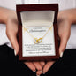 1st Communion Gifts for Goddaughter, Christening, Baptism, Confirmation, Girl Necklace & Best Wishes in Gift Box from Godmother
