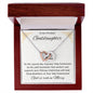 1st Communion Gifts for Goddaughter, Christening, Baptism, Confirmation, Girl Necklace & Best Wishes in Gift Box from Godmother