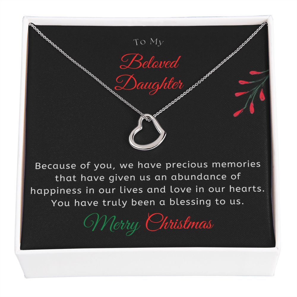 6 2022 Delicated Heart Necklace