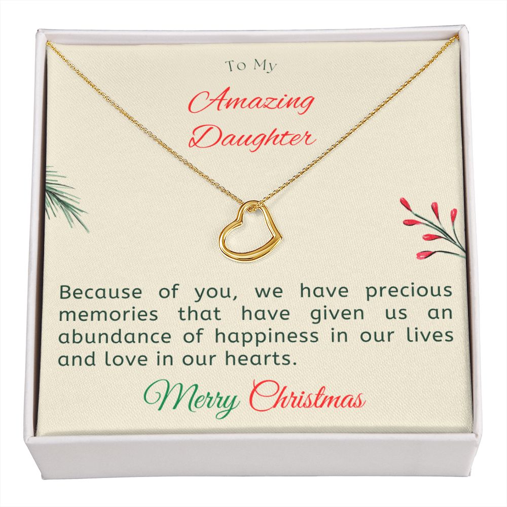 2 2022 Delicated Heart Necklace