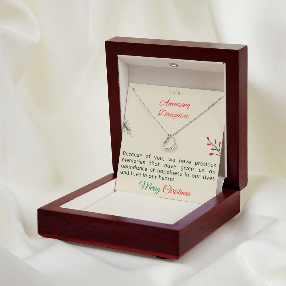 2 2022 Delicated Heart Necklace