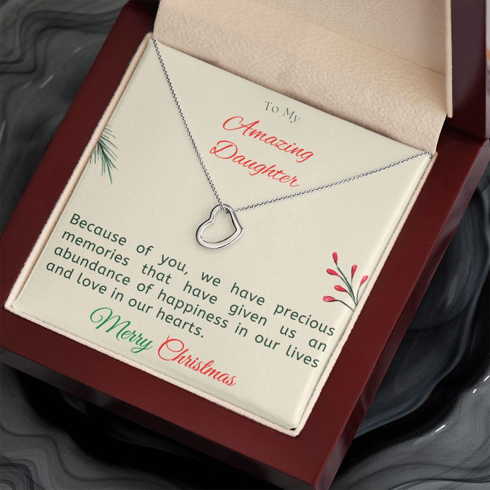 2 2022 Delicated Heart Necklace