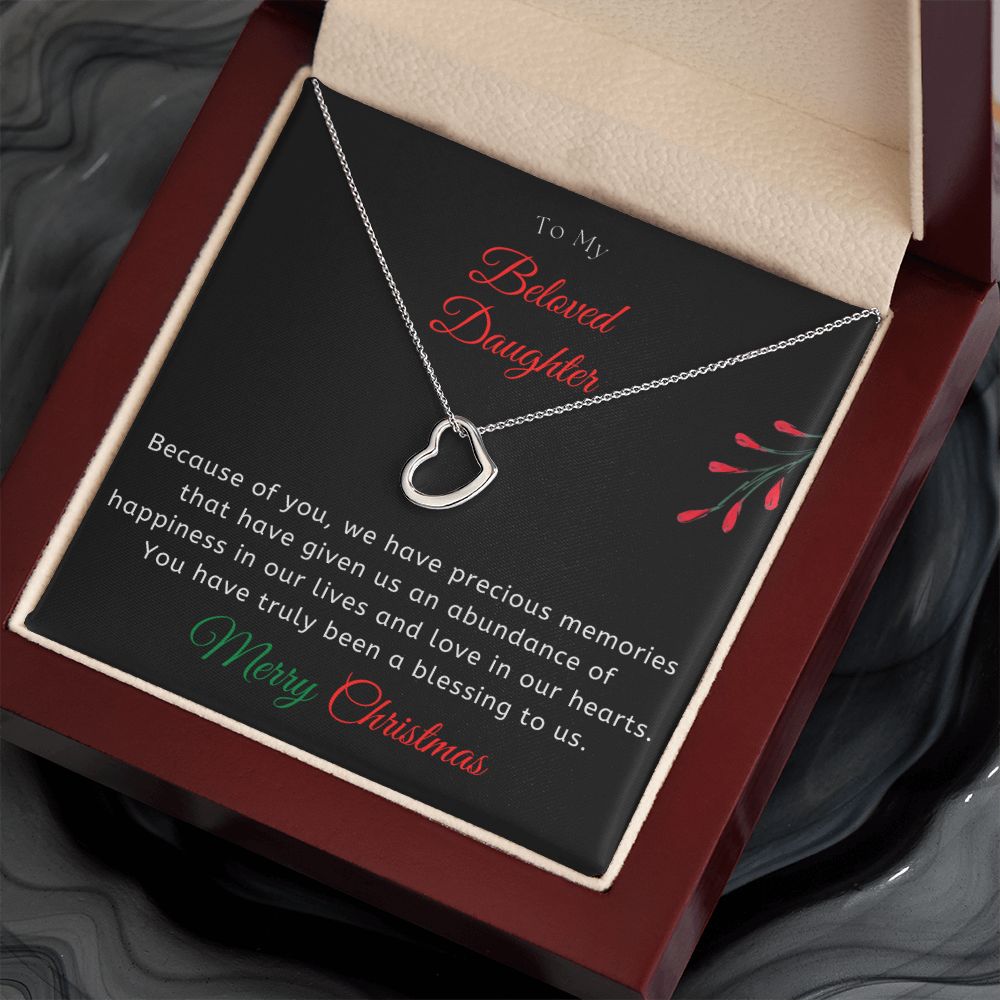 6 2022 Delicated Heart Necklace