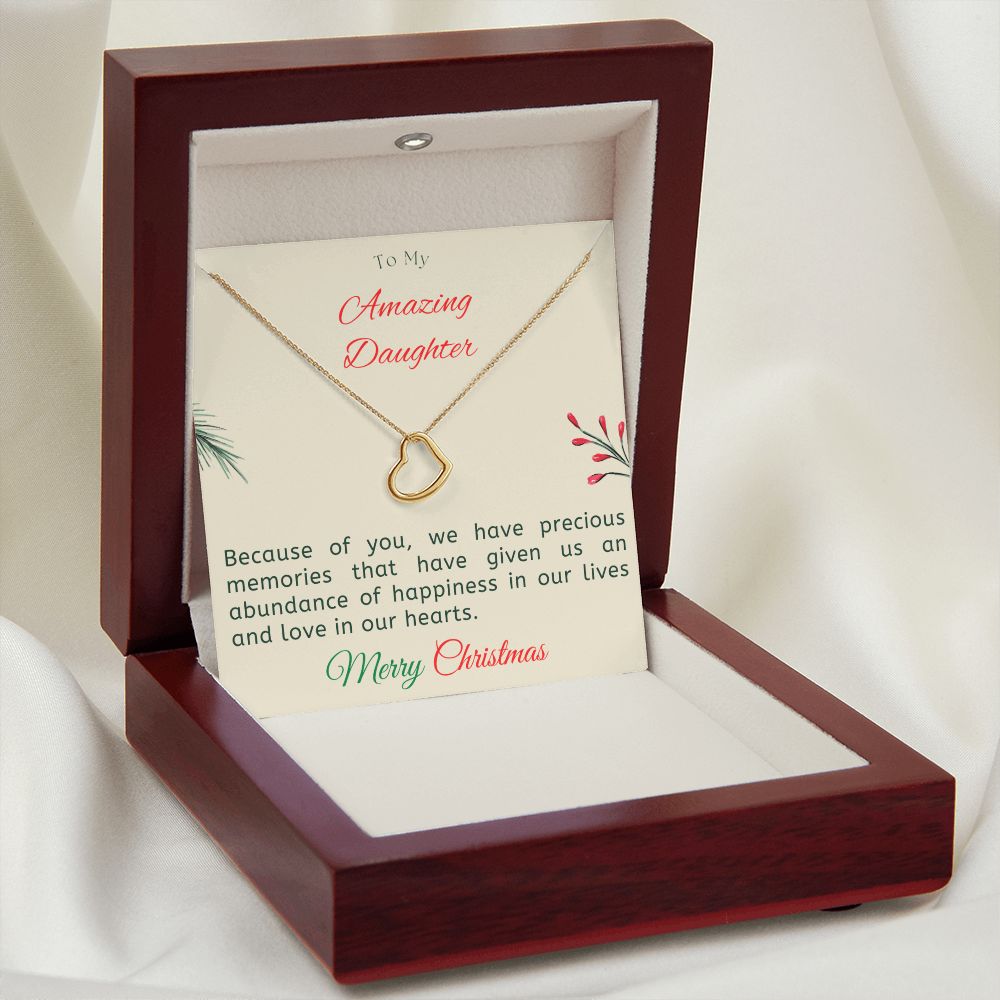 2 2022 Delicated Heart Necklace