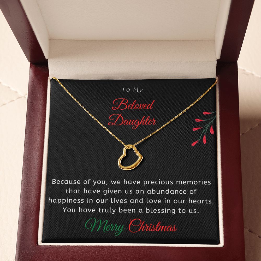 6 2022 Delicated Heart Necklace