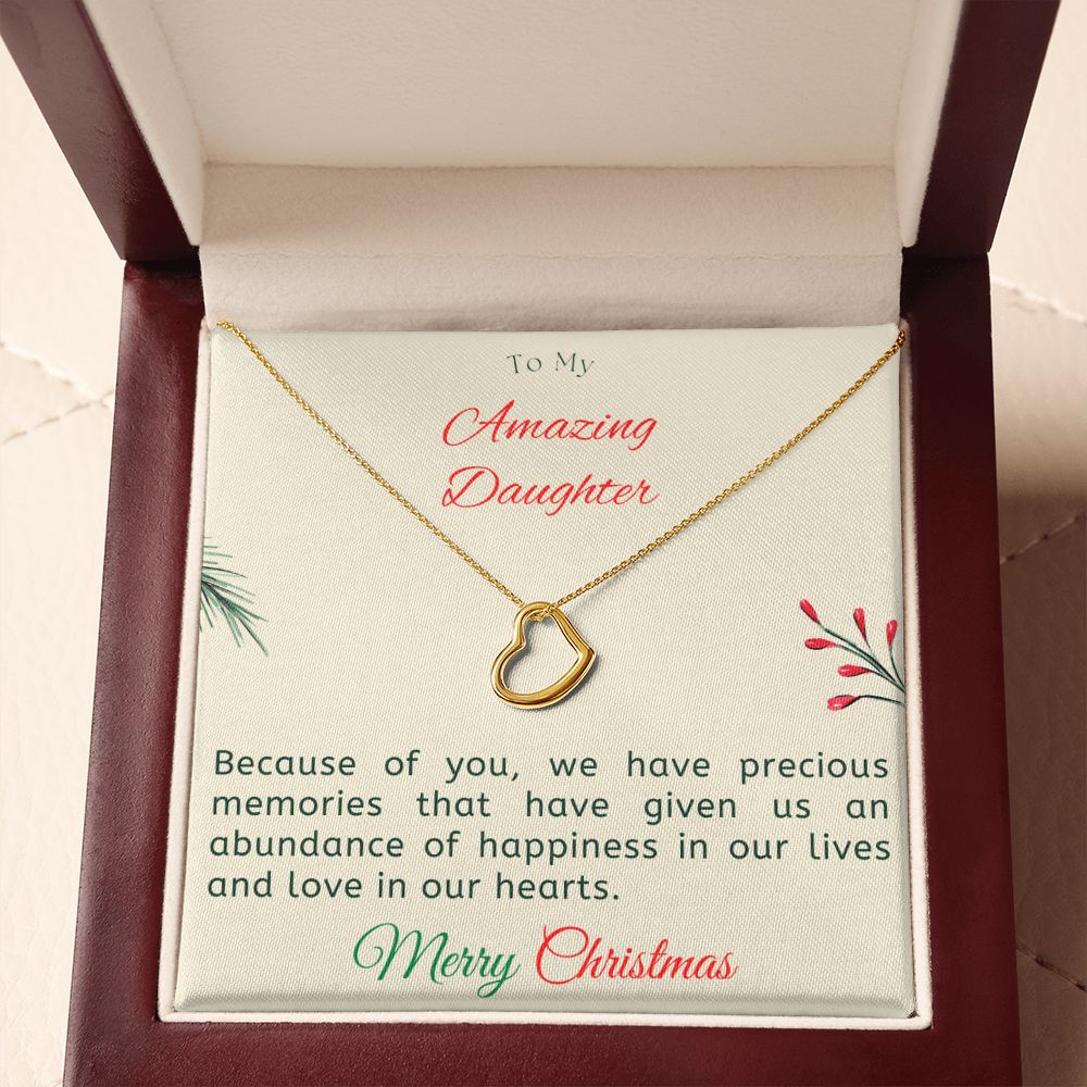 2 2022 Delicated Heart Necklace