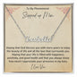 Stepped Up Mom Personalized Necklace 16