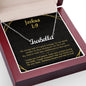 89 Personalized Name Necklace with Message Card