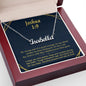 92 Personalized Name Necklace with Message Card