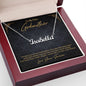 GodMother 2022-12-10-1 Personalized Name Necklace with Message Card